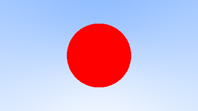 A simple red sphere 一个简单的红色球体
